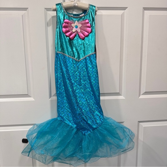 Disney Teal and Pink Mermaid Costume for Kids - Picture 2 of 10